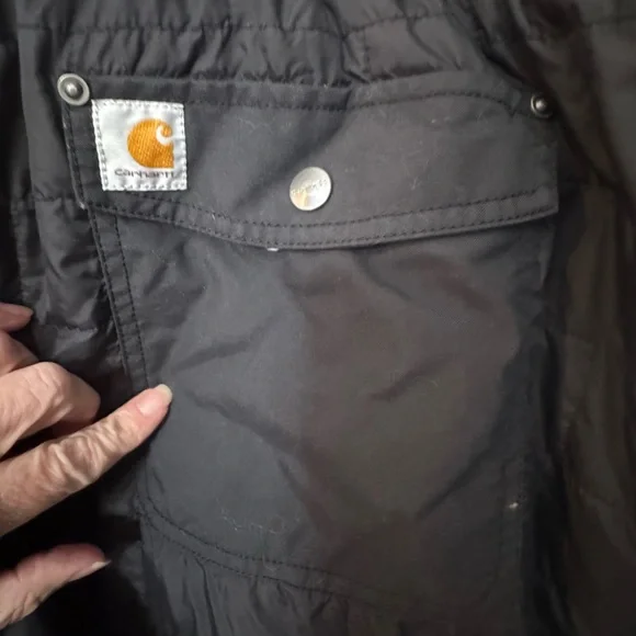 carhartt pants Women’s Unisex Xxl 20 Super Duty Quilted Double Knee Winter black - Picture 7 of 7